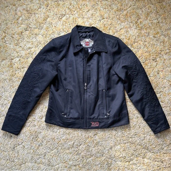 Harley Davidson Roses Riding Jacket - Picture 3 of 5